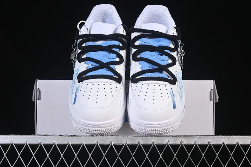 All categories Nk Air Force 1 Air Force series Nk Air Force 1 Low Air Force low-top Nike Air Force 1'07 Low "Pisces" Hand-painted graffiti twelve constellations series Pisces Air Force One low-top casual sneakers Constellation 219-320